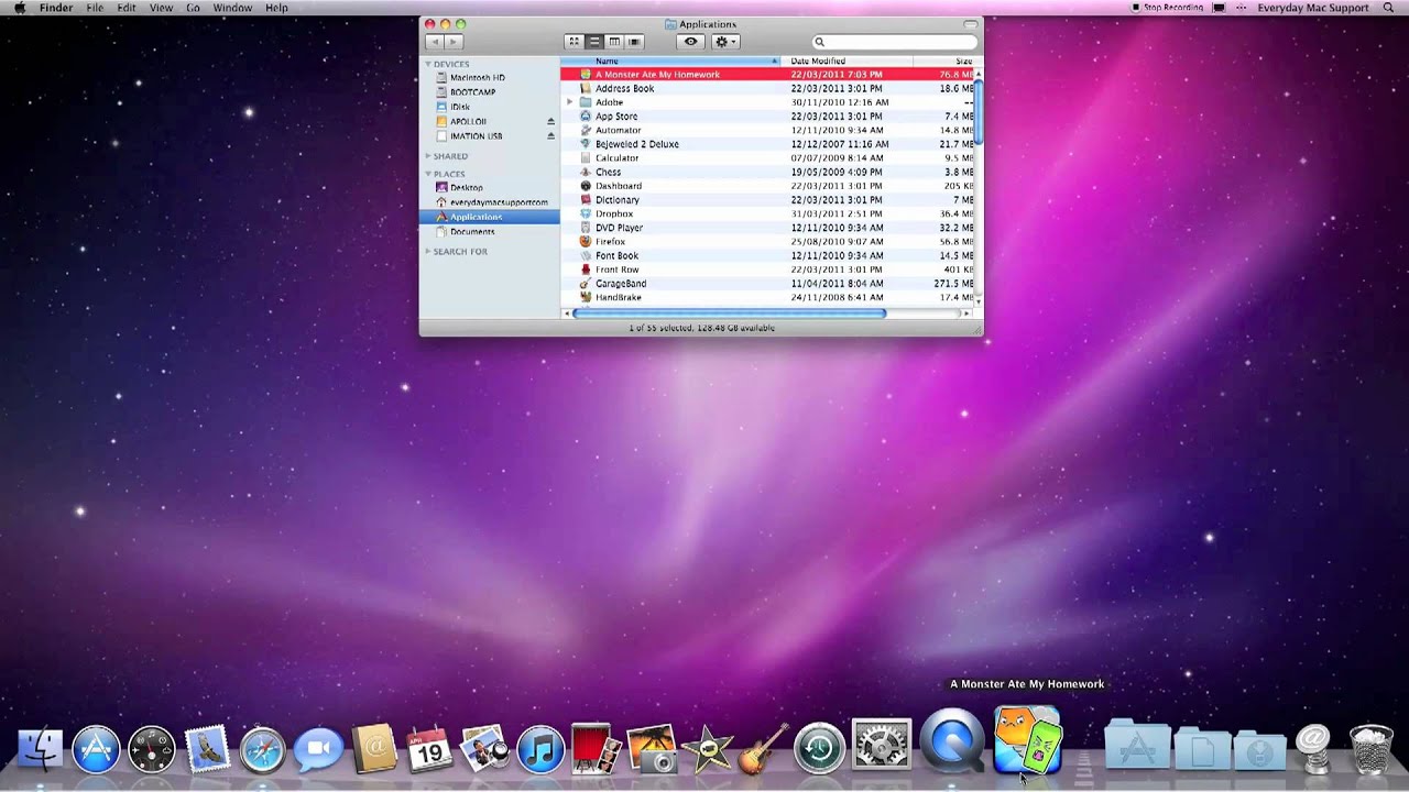 How to hide icon from dock mac os x